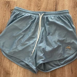 Women’s TRACKSMITH Vancortland Grand Running Shorts size medium baby blue
